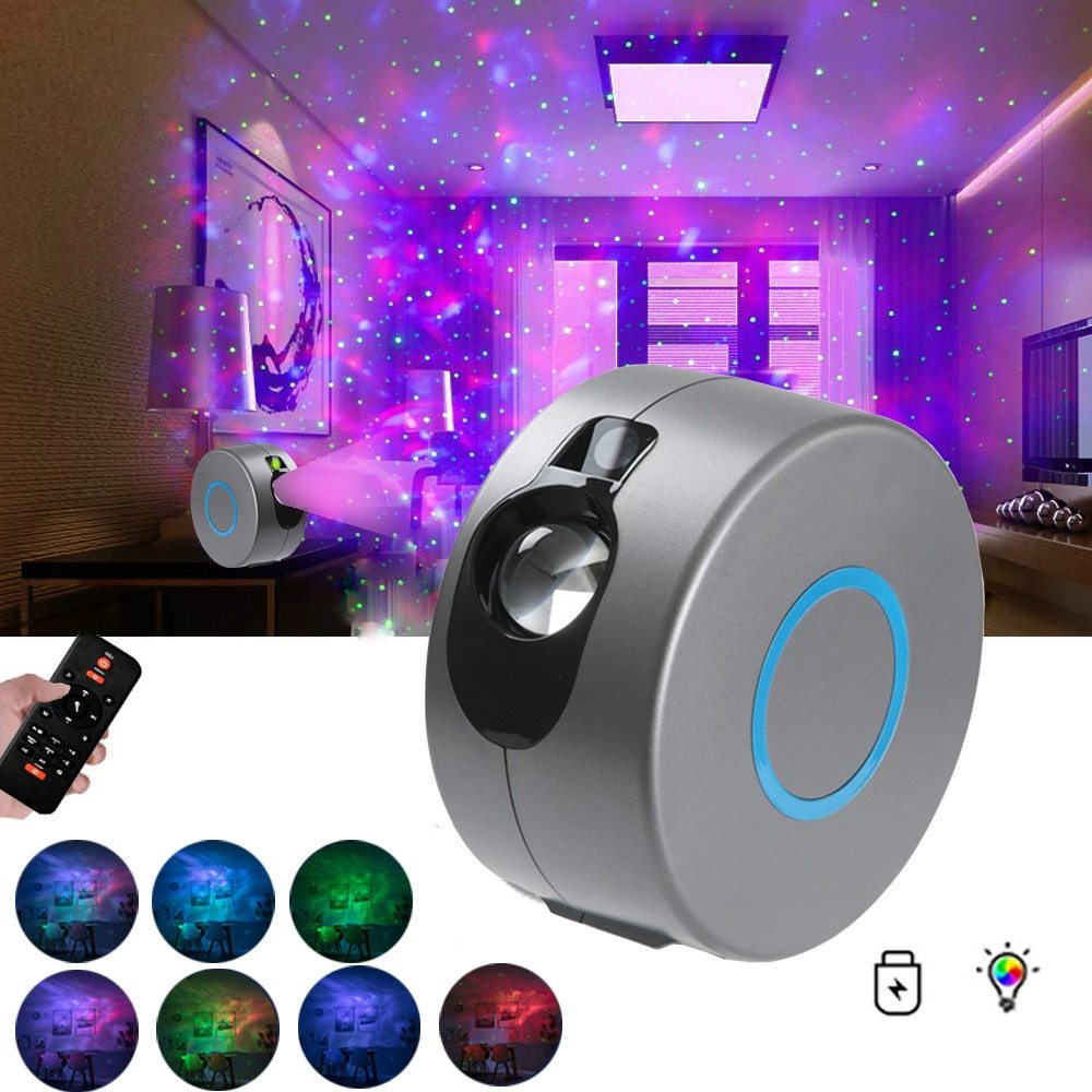 Rotating Galaxy Star Projector by HOMEESE™