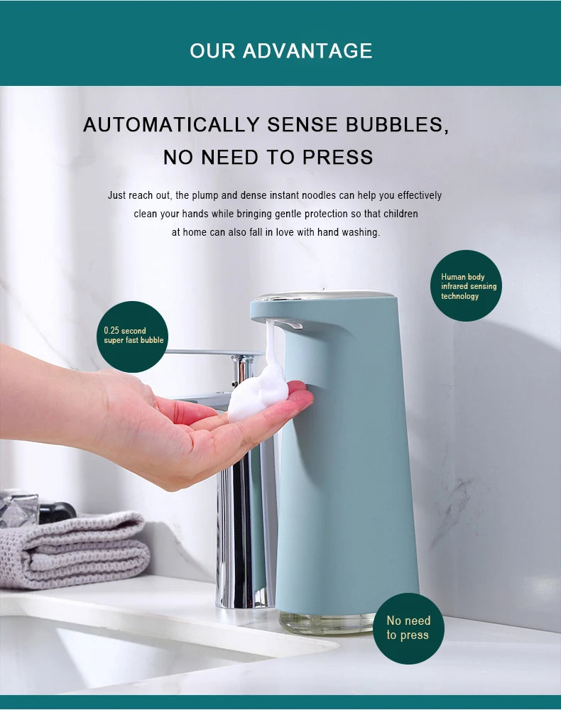 Automatic Foam Soap Dispenser with Sensor by HOMEESE™