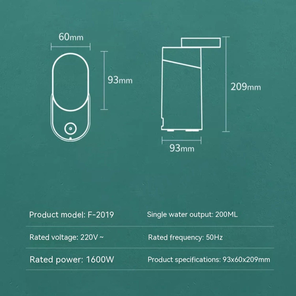 Compact Desktop Water Dispenser by HOMEESE™