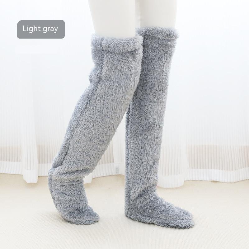Warm Over-Knee Fuzzy Socks by HOMEESE™