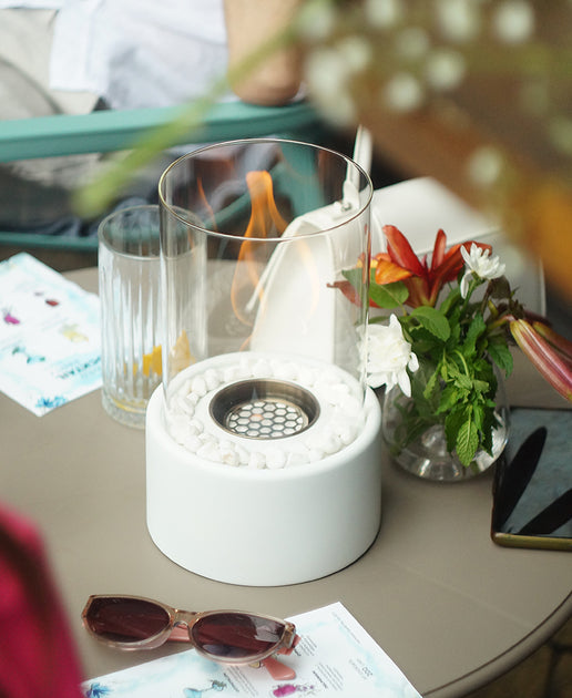 Portable Glass Alcohol Fireplace Lamp by HOMEESE™