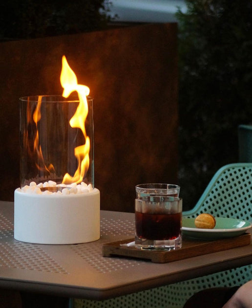 Portable Glass Alcohol Fireplace Lamp by HOMEESE™