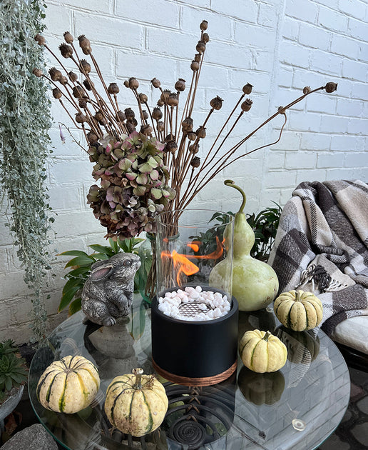 Portable Glass Alcohol Fireplace Lamp by HOMEESE™