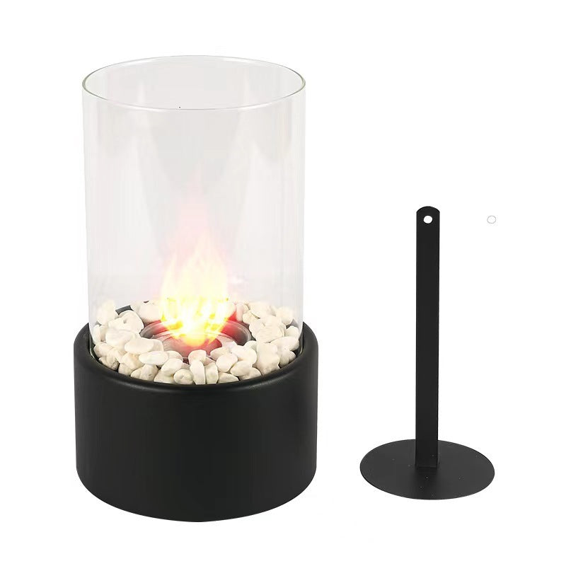 Portable Glass Alcohol Fireplace Lamp by HOMEESE™