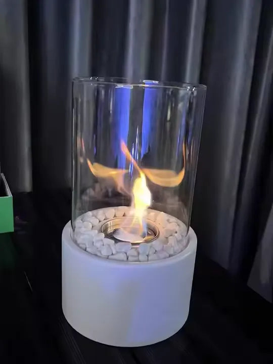 Portable Glass Alcohol Fireplace Lamp by HOMEESE™