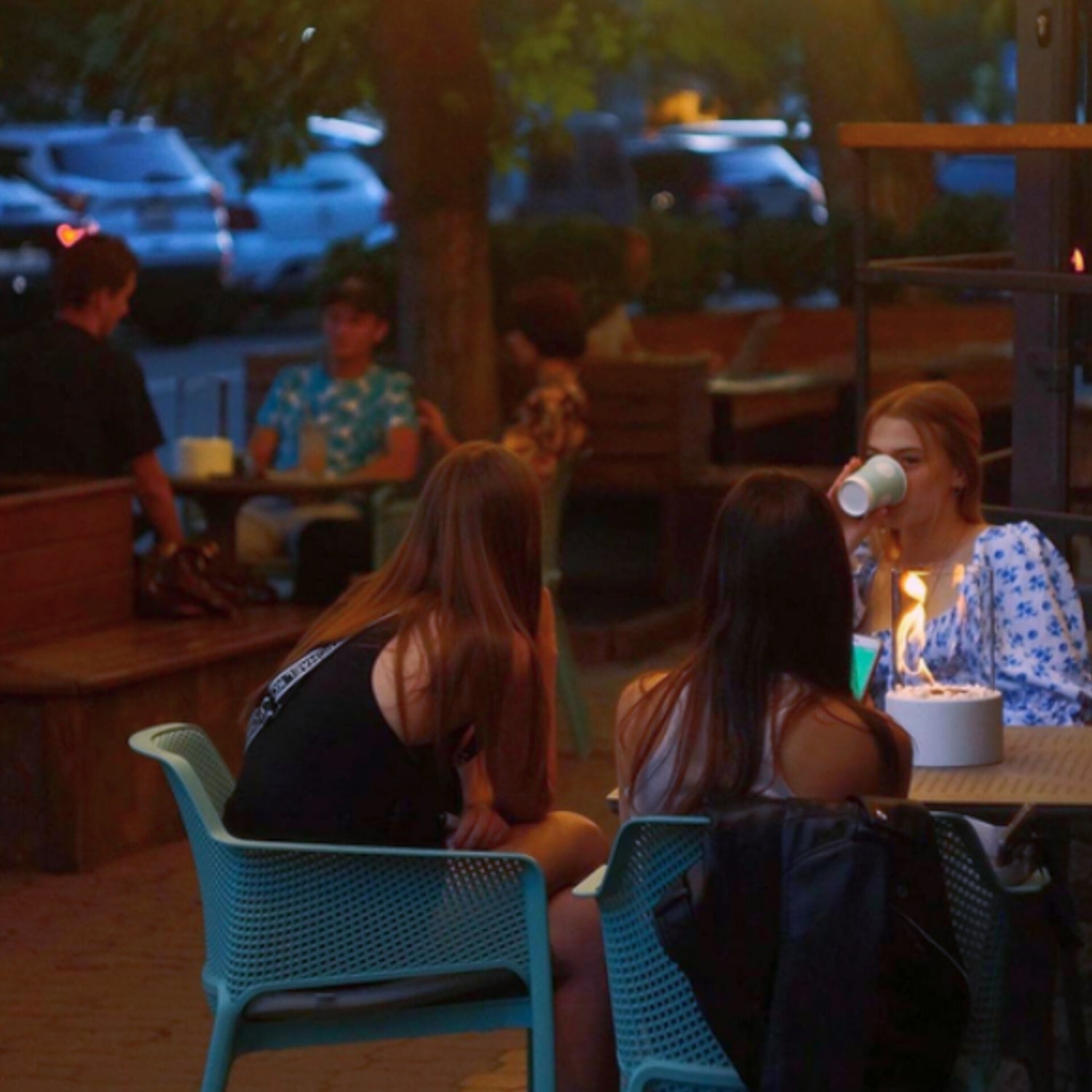 Portable Glass Alcohol Fireplace Lamp by HOMEESE™