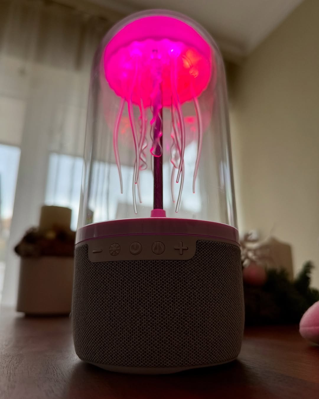 Jellyfish Lamp with Bluetooth Speaker and LED Lights by HOMEESE™