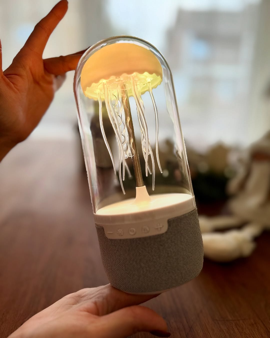 Jellyfish Lamp with Bluetooth Speaker and LED Lights by HOMEESE™