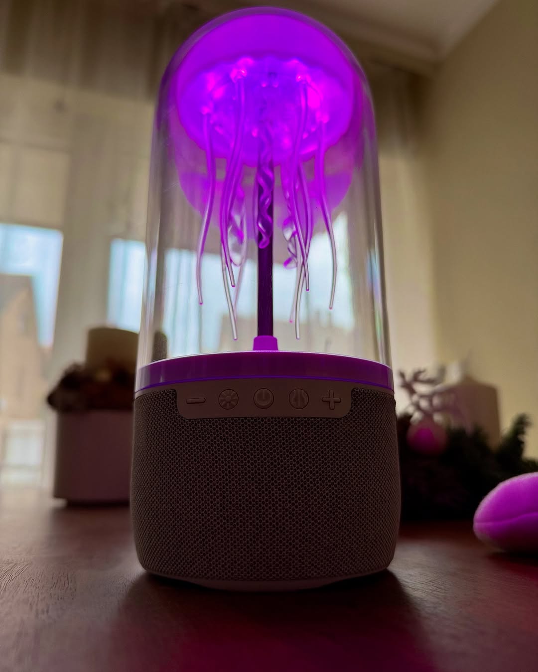 Jellyfish Lamp with Bluetooth Speaker and LED Lights by HOMEESE™