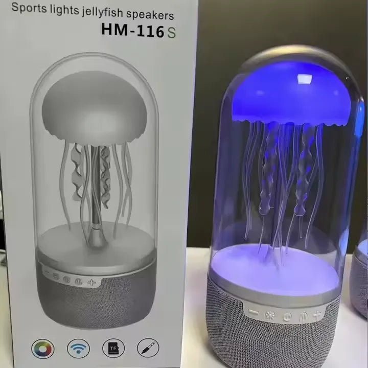 Jellyfish Lamp with Bluetooth Speaker and LED Lights by HOMEESE™