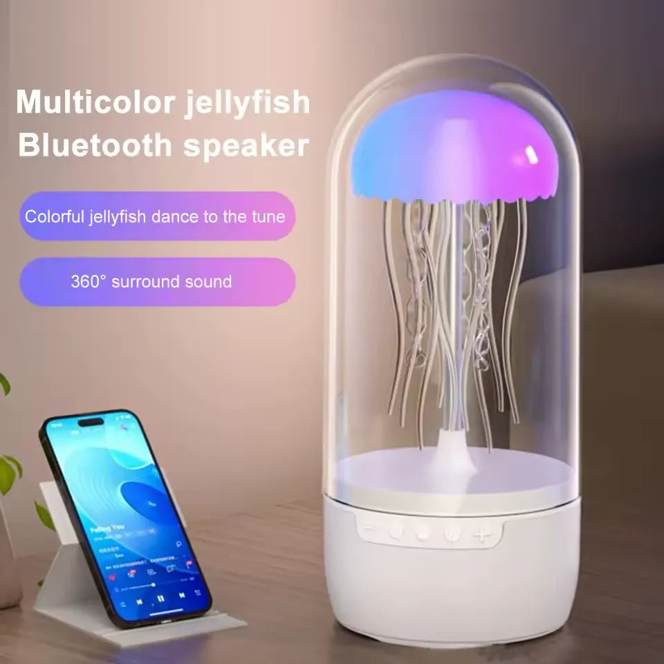 Jellyfish Lamp with Bluetooth Speaker and LED Lights by HOMEESE™