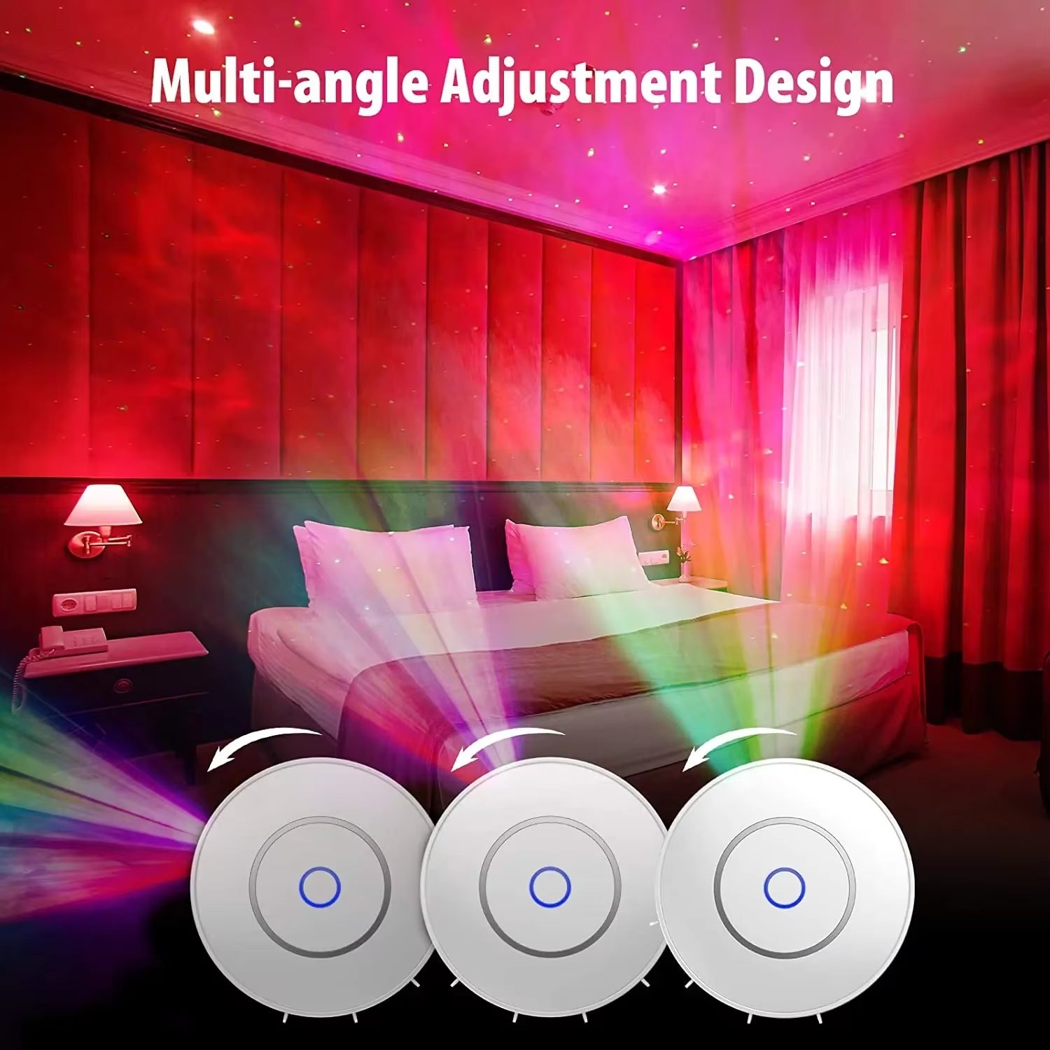 Rotating Galaxy Star Projector by HOMEESE™