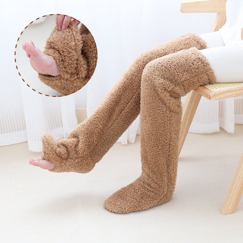 Warm Over-Knee Fuzzy Socks by HOMEESE™