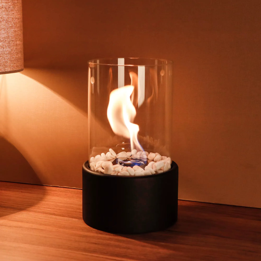 Portable Glass Alcohol Fireplace Lamp by HOMEESE™
